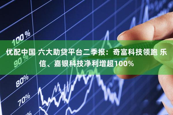 优配中国 六大助贷平台二季报：奇富科技领跑 乐信、嘉银科技净利增超100%