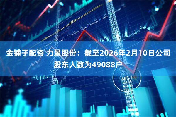 金铺子配资 力星股份：截至2026年2月10日公司股东人数为49088户